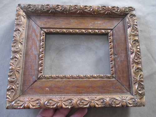 Cadre ancien bois doré - , pour