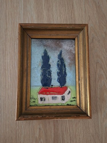 Ancien petit tableau - petit, paysage