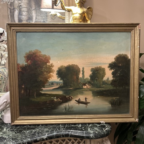 Tableau ancien huile sur - ancien, toile
